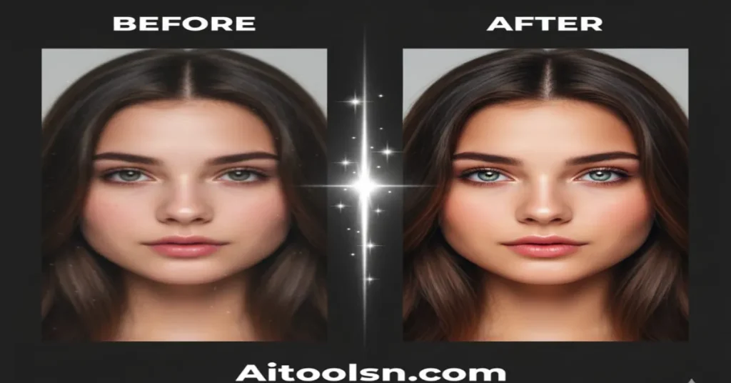 AI image enhancer